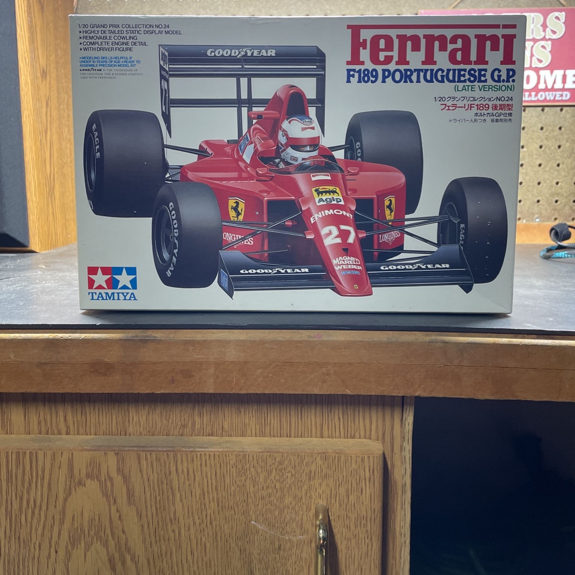 Tamiya Ferrari F189 Portuguese G.P (Late Version) 1/20 Scale Model