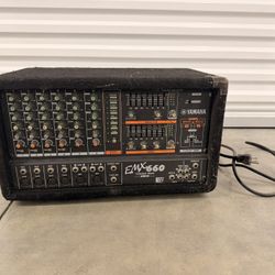Yamaha EMX660 Powered Mixer 600W 6 Channel PA Amplifier Mixer
