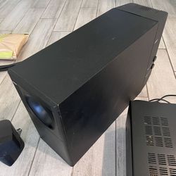 Subwoofer and speakers