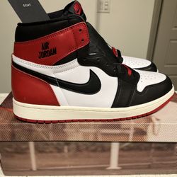 Jordan 1 Black Toe Reimagined Sz 11.5