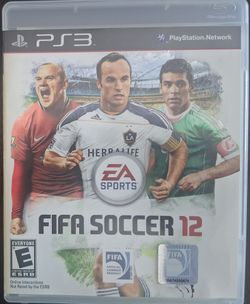 FIFA Soccer 12 (PS3,Sony PlayStation 3, 2011) Complete CIB Tested
