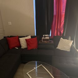 Sectional L Shape with Cup holders