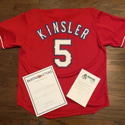 Ian Kinsler Large Majestic Jersey Special Owner