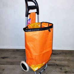 New foldable rolling shopping cart