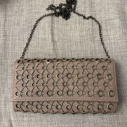 Chic Soft Pink Chain Shoulder Bag