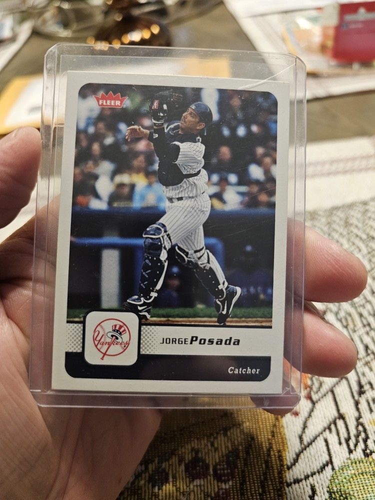 Jorge Posada New York Yankees Baseball Cards Lot