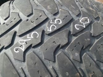 295 55 20 one good Toyo truck tire