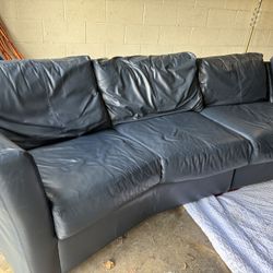 Genuine Italian Leather Sectional