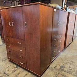 Wood Dresser , Chest of Drawers , Clothes Closet , Clothing Storage Wardrobe , Armoir - $250 each