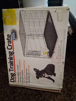 Dog training crate