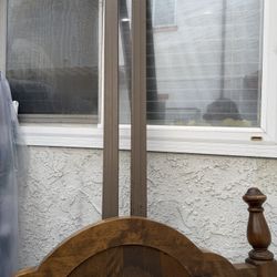 FULL SIZE BED, PICK UP IN COVINA REAL WOOD 