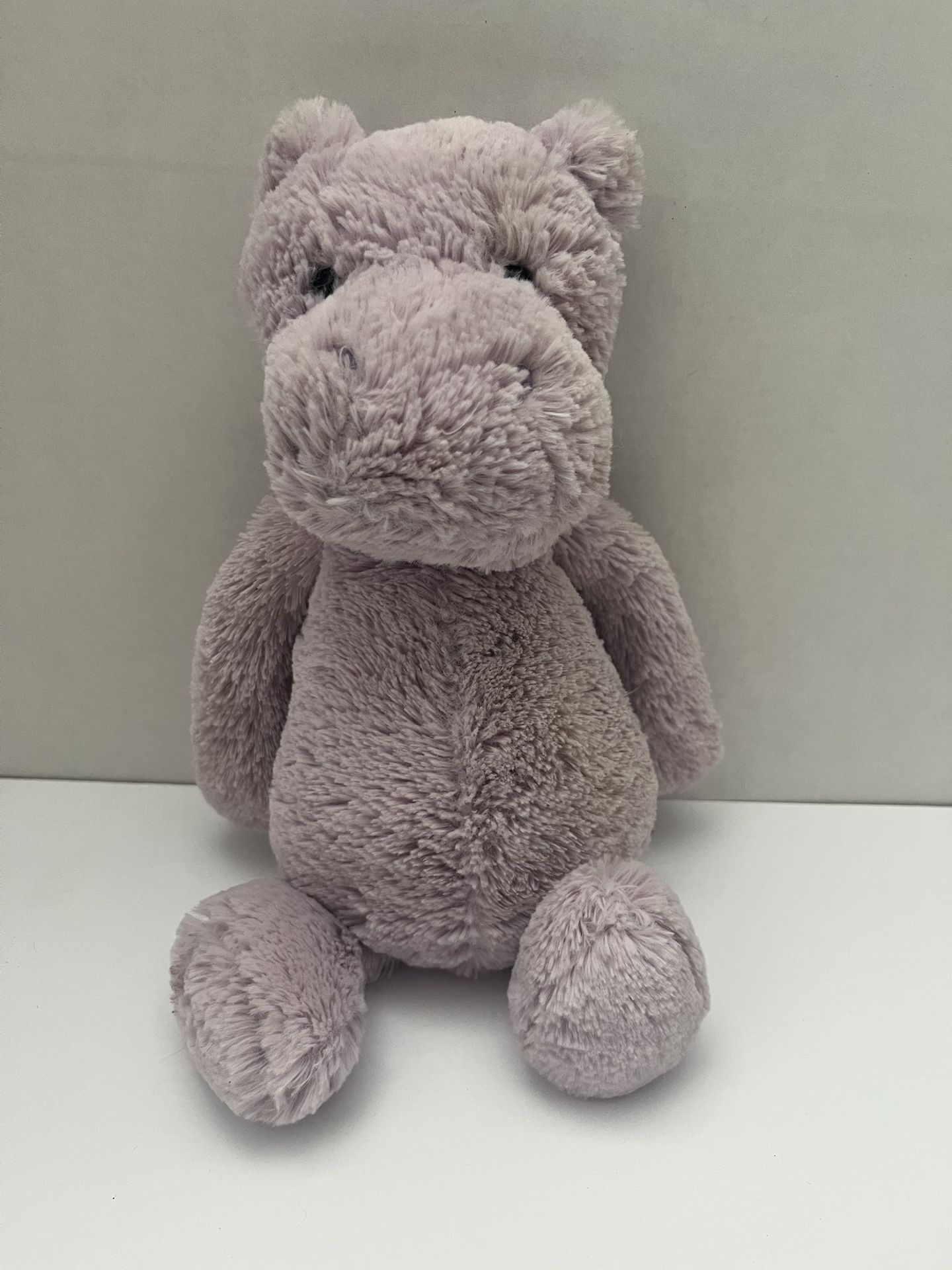 Jellycat Bashful Purple Hippo Plush 12" Soft Stuffed Animal Hippopotamus