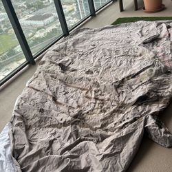 Tesla Brand Model 3 Car Cover - Heavily Soiled With Paint/Oil