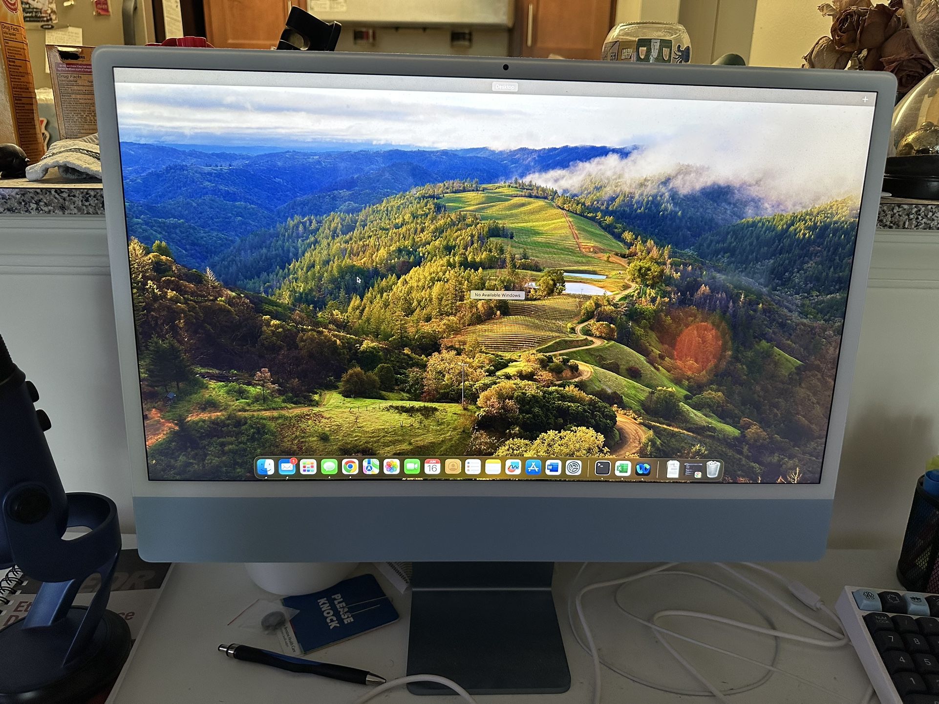 iMac 24-inch M1 Chip - Blue