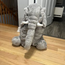 Large Stuffed Elephant 