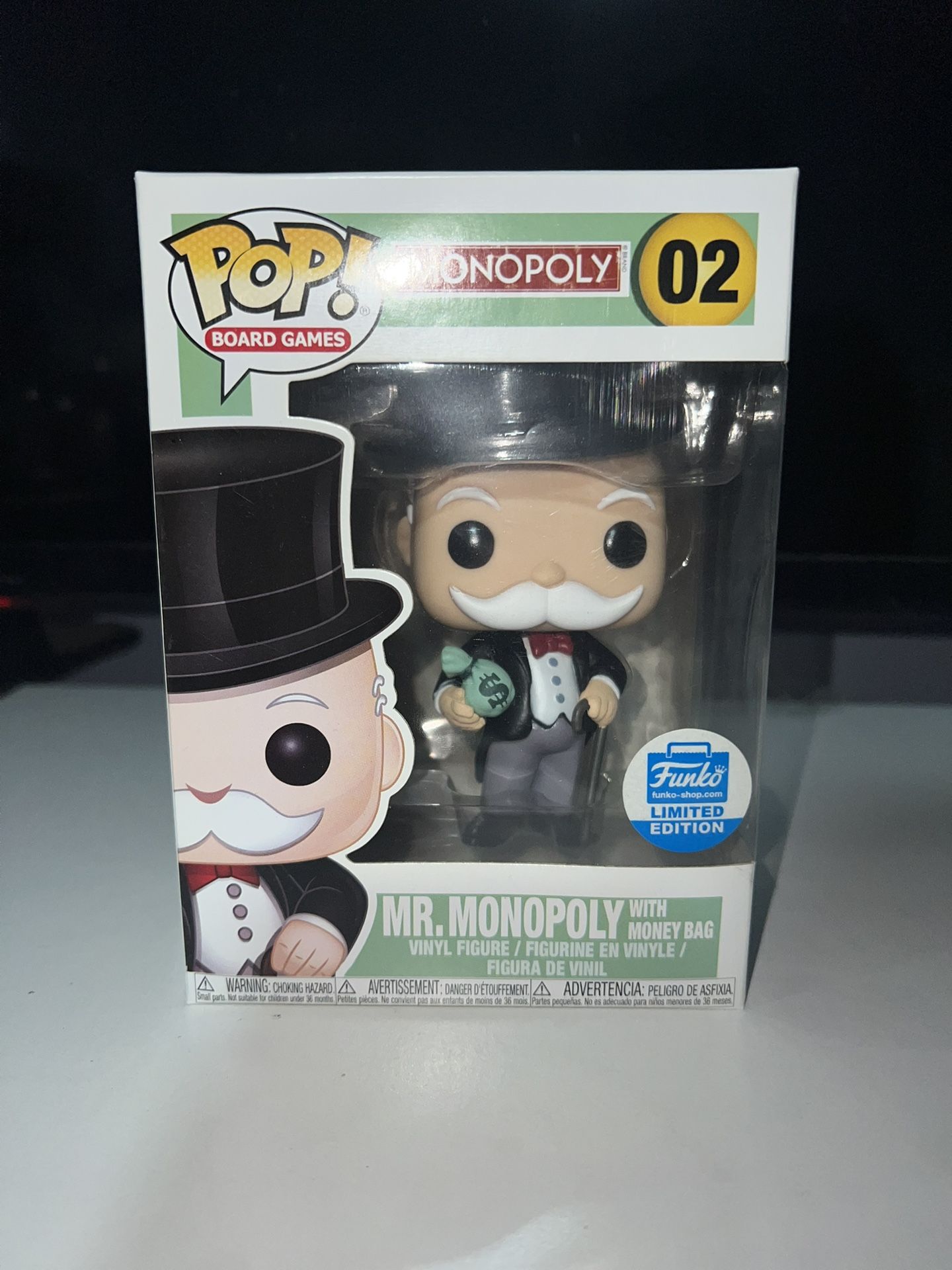 Mr. Monopoly With Money Bags Funko