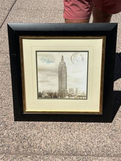 New York Big Apple Framed Wall Art