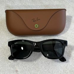 Meta AI RayBan Wayfarers Glasses
