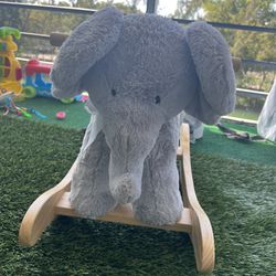 Pottery Barn Rocker Plush Elephant 