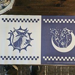 Espeon And Umbreon  Timless Friends Playmat