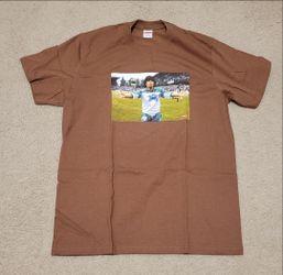 Supreme Diego Maradona Brown Tshirt