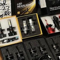 9006  LED Headlight Bulbs Low Beam Fog Light 300% Brighter 6500K Cool White Conversion Kit IP67 Waterproof 2 PCS 