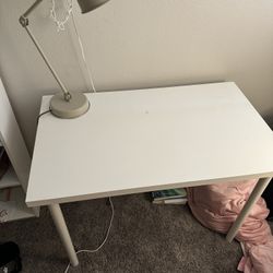 White desk