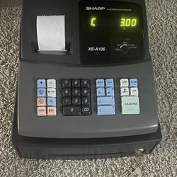 Tested Sharp XE-A106 Cash Register + Both Keys