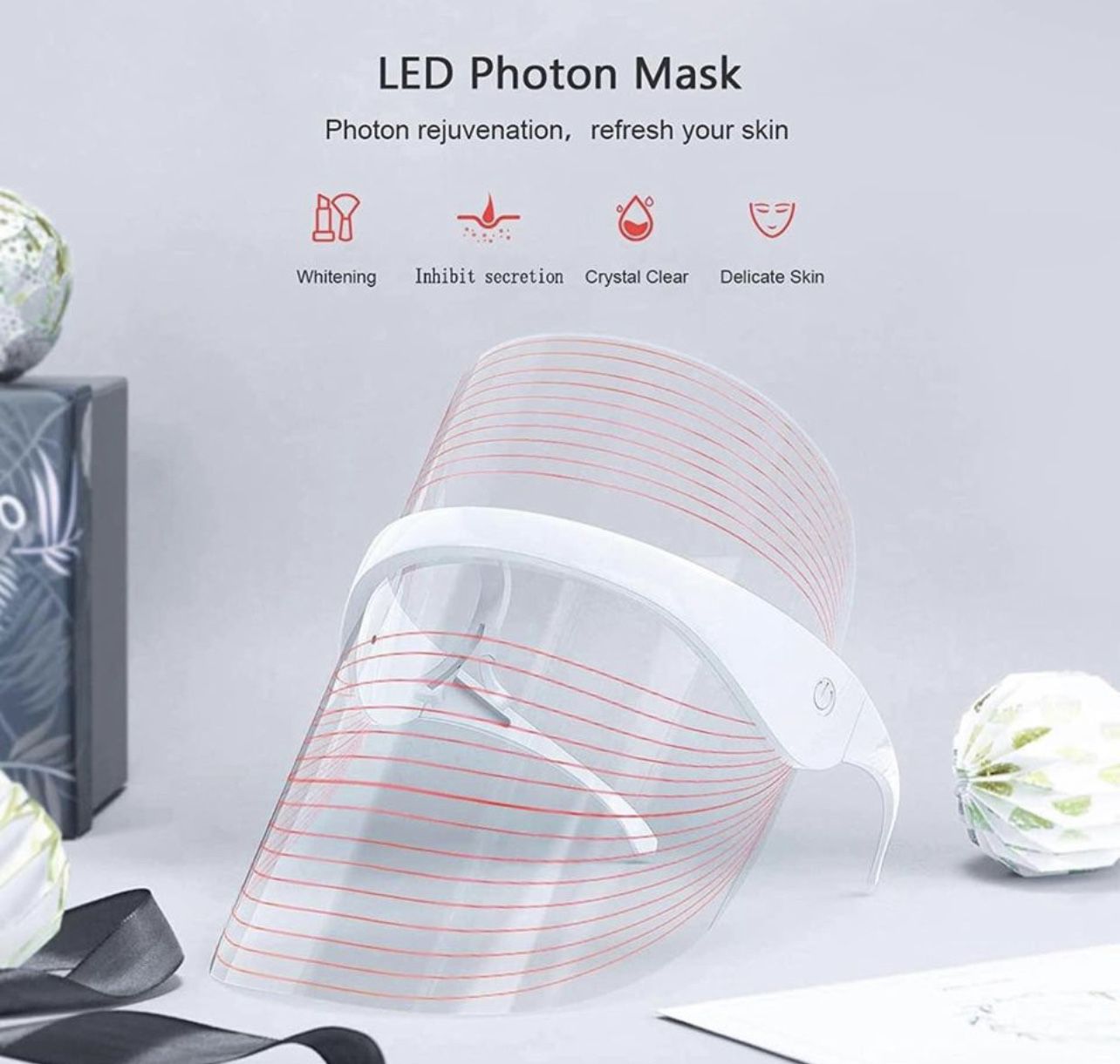 🍧 $40 Brand New In Box Led Face Mask Light Therapy