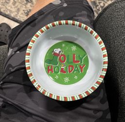 🏡Peanuts Snoopy “Jolly Holiday” Bowl