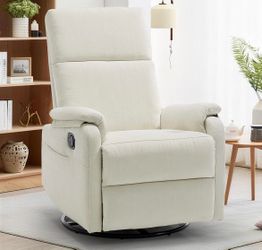 Fabric Swivel Recliner Chair