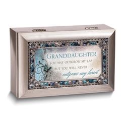 Granddaughter Keepsake Jeweled Musical Box