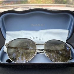 Gucci Glasses Round Lens 