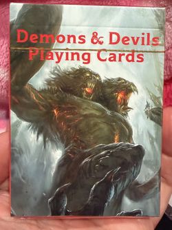 DnD dungeons and dragons playing cards