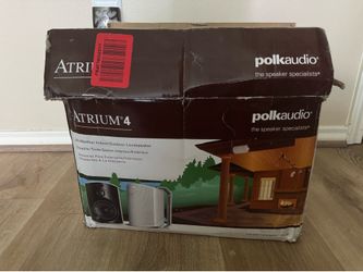 Atrium 4 OUTDOOR SPEAKERS WITH 4.5" DRIVERS