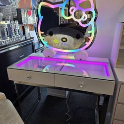 Brand New Vanity 2 Drawers Hello Kitty RGB Light From $749,now $599