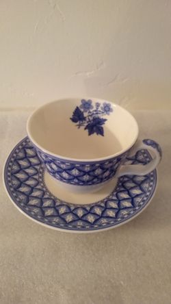New Spode Geranium Cup and Saucer Set