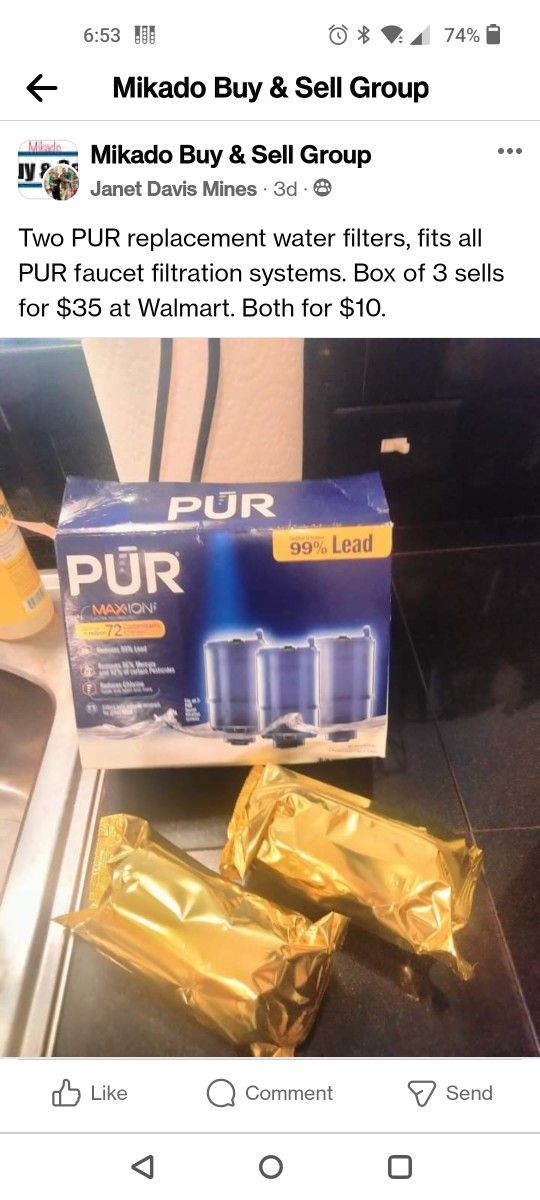 PUR Replacement Water Filters 