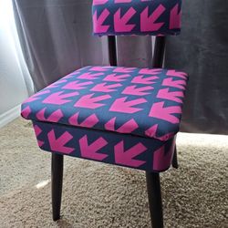 Vintage Sewing Chair With Storage 