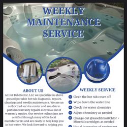 Hot Tub Cleanings And Weekly Service