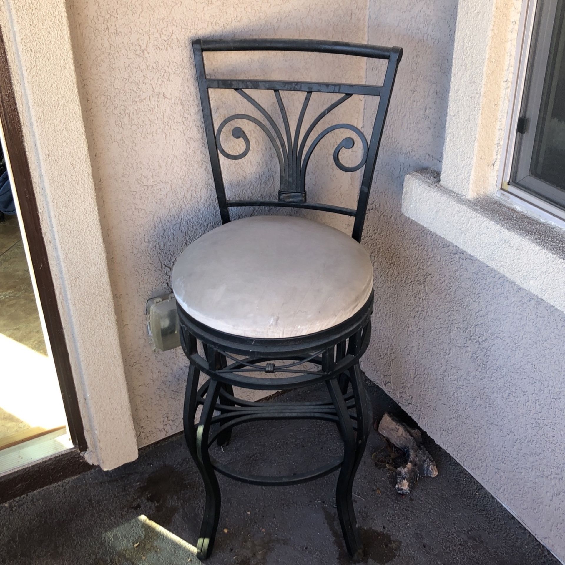 2 Metal Bar Stools For $30