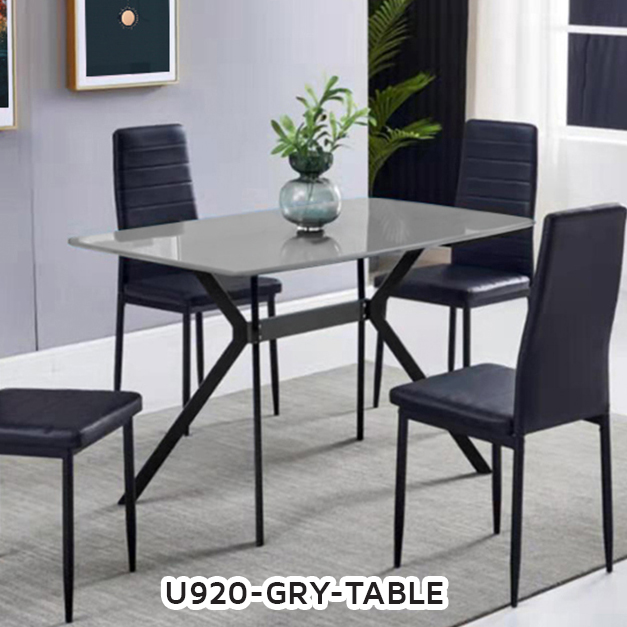 Grey Glossy Table just table