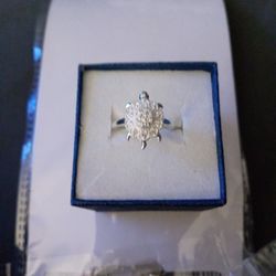 Crystal Turtle Ring