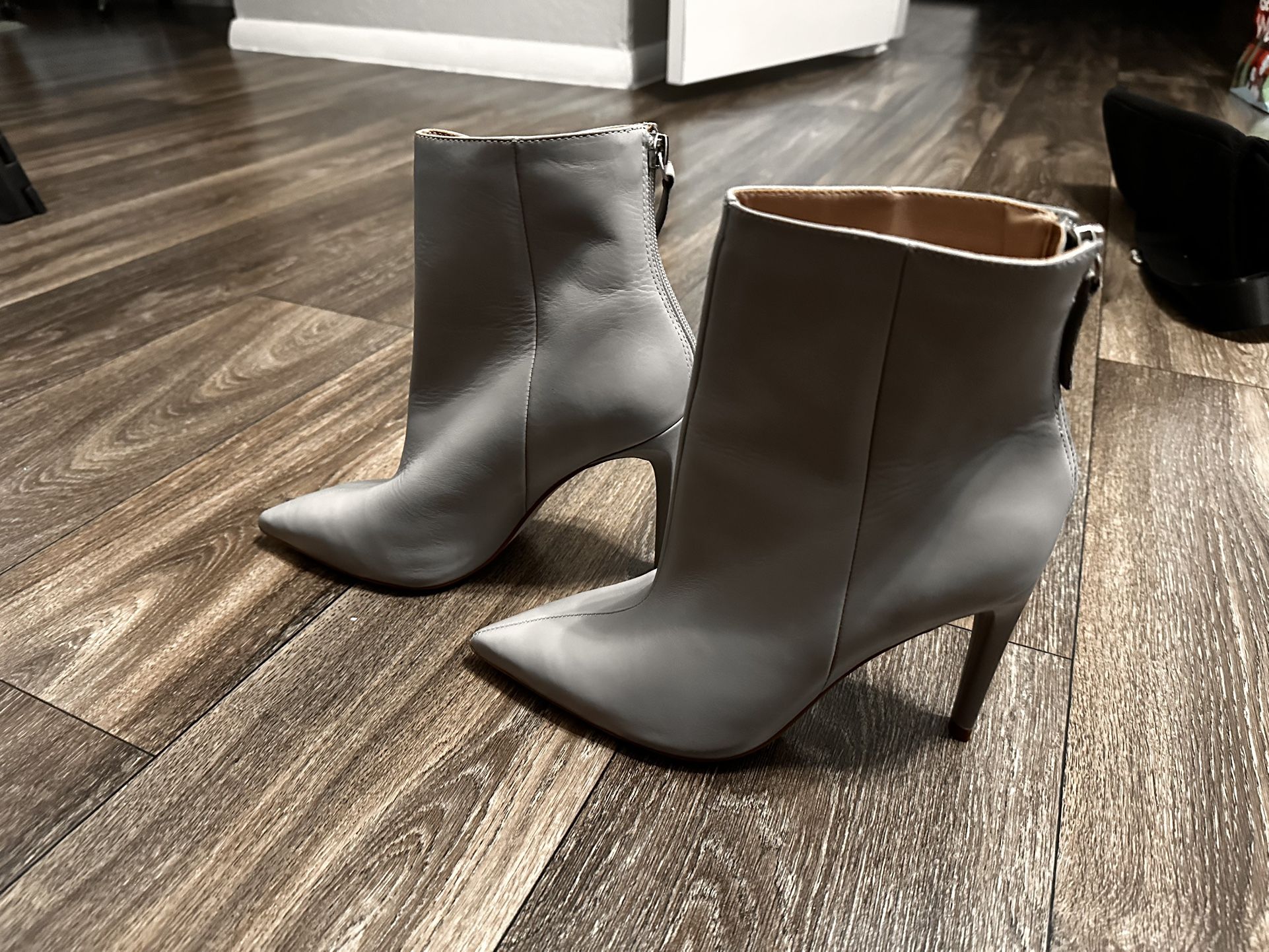 Steve Madden Leather Ankle Boots