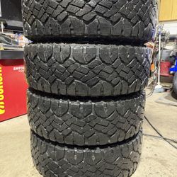 (4) - LT275/70/18 Goodyear Wrangler Duratrac Tires