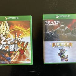 X-Box One Game Lot - Dragonball Xenoverse / Gears Of War / Rare Replay