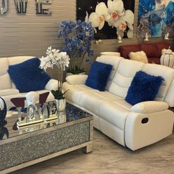 Juego De Sala En Venta. Reclinables 