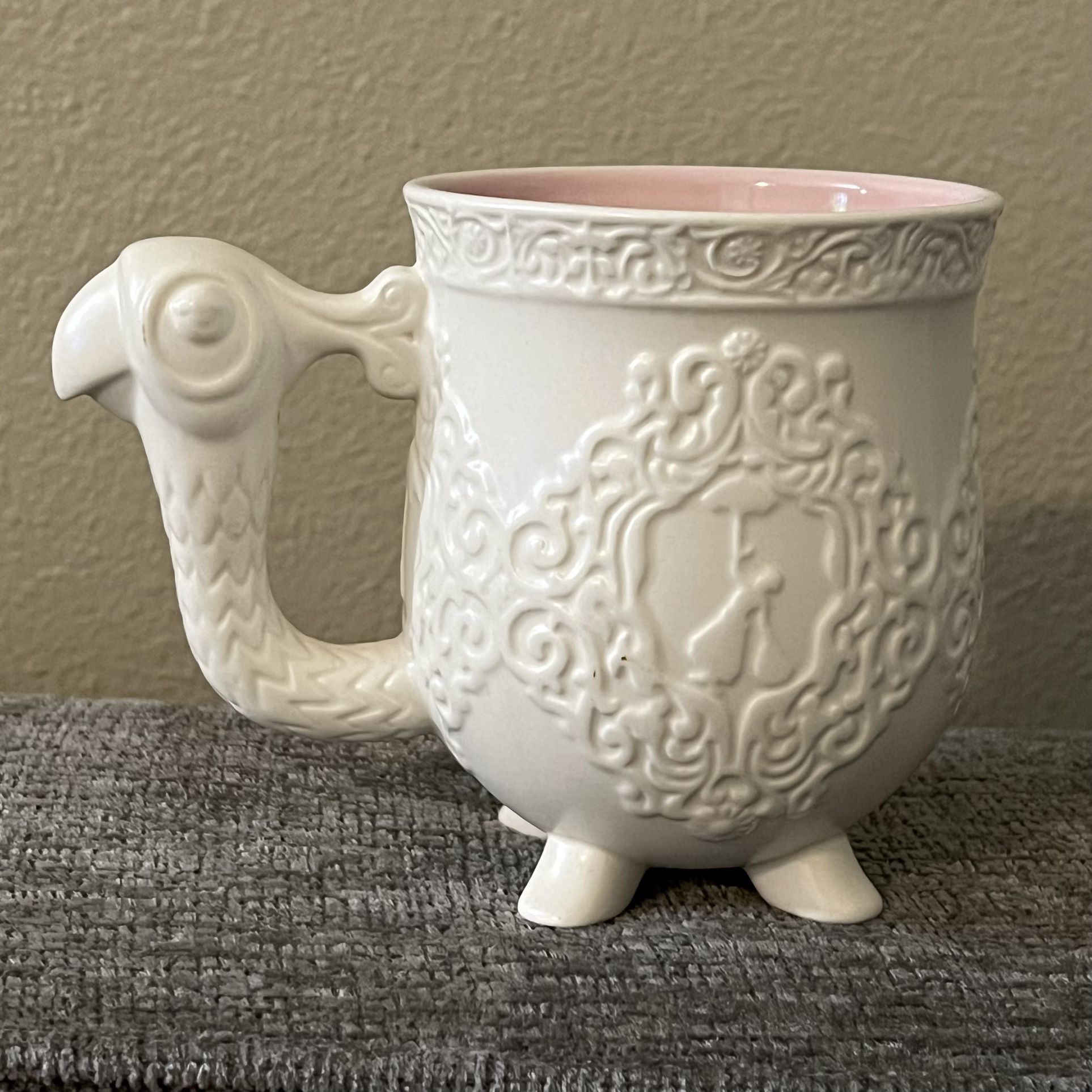 New, Mary Poppins Disney Parks Mug w/ Parrot Umbrella Handle, 2018