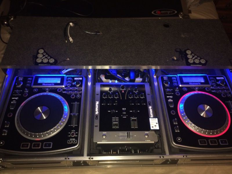 Numark ndx 900s and case