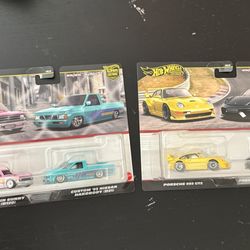 Hot Wheels Car Culture 2 Packs Porsche Nissan Datsun 